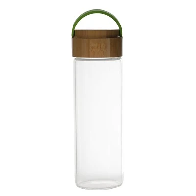 Mordern 600ml Yüksek Borosilikat Cam Su Şişesi