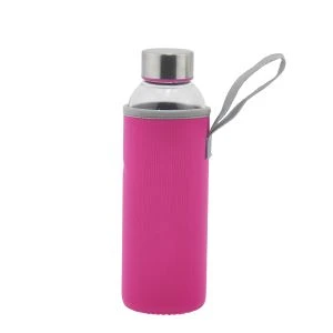 Sızdırmaz Metal Kapaklı 530ml Tek Duvar Cam Suyu Şişesi