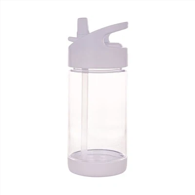 400ml Plastik Bpa Free Çocuk Samanlı İçecek Şişesi